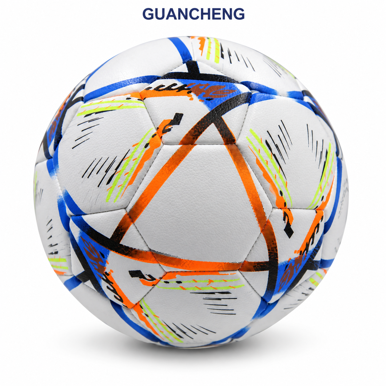 GUANCHENG Thermal Bonded PU Soccer Ball, Rubber Bladder, Durable Football for Indoor Outdoor Training Match - 图片 26