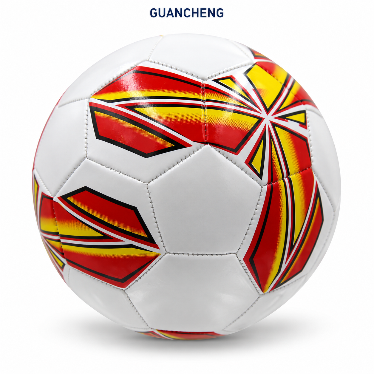 GUANCHENG Thermal Bonded PU Soccer Ball, Rubber Bladder, Durable Football for Indoor Outdoor Training Match - 图片 30