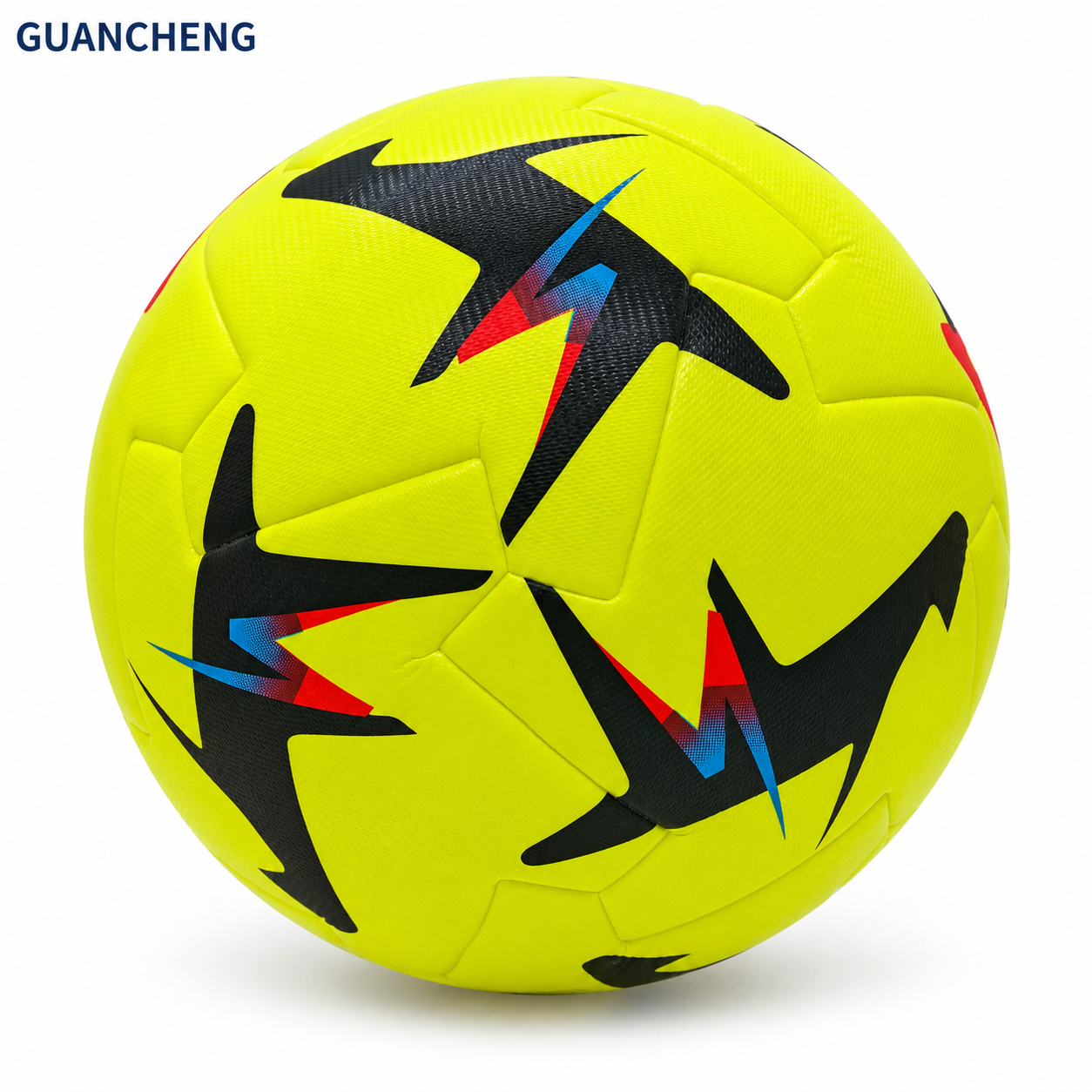 GUANCHENG Thermal Bonded PU Soccer Ball, Rubber Bladder, Durable Football for Indoor Outdoor Training Match - 图片 37
