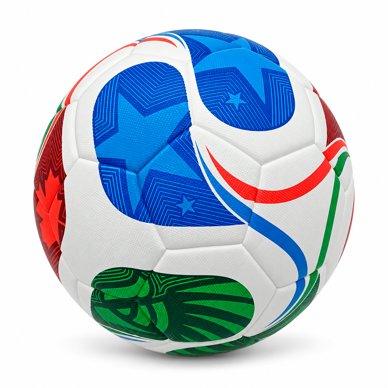 GUANCHENG Thermal Bonded PU Soccer Ball, Rubber Bladder, Durable Football for Indoor Outdoor Training Match - 图片 44