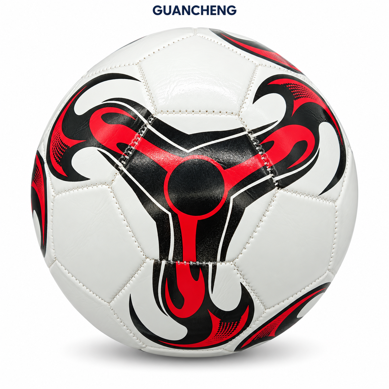 GUANCHENG Thermal Bonded PU Soccer Ball, Rubber Bladder, Durable Football for Indoor Outdoor Training Match - 图片 52