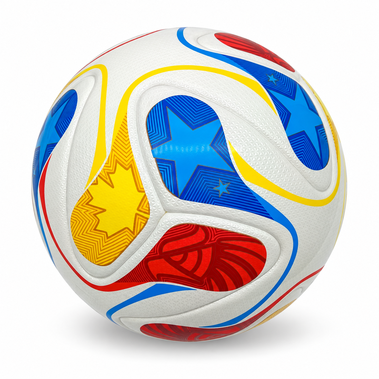 GUANCHENG Thermal Bonded PU Soccer Ball, Rubber Bladder, Durable Football for Indoor Outdoor Training Match - 图片 60