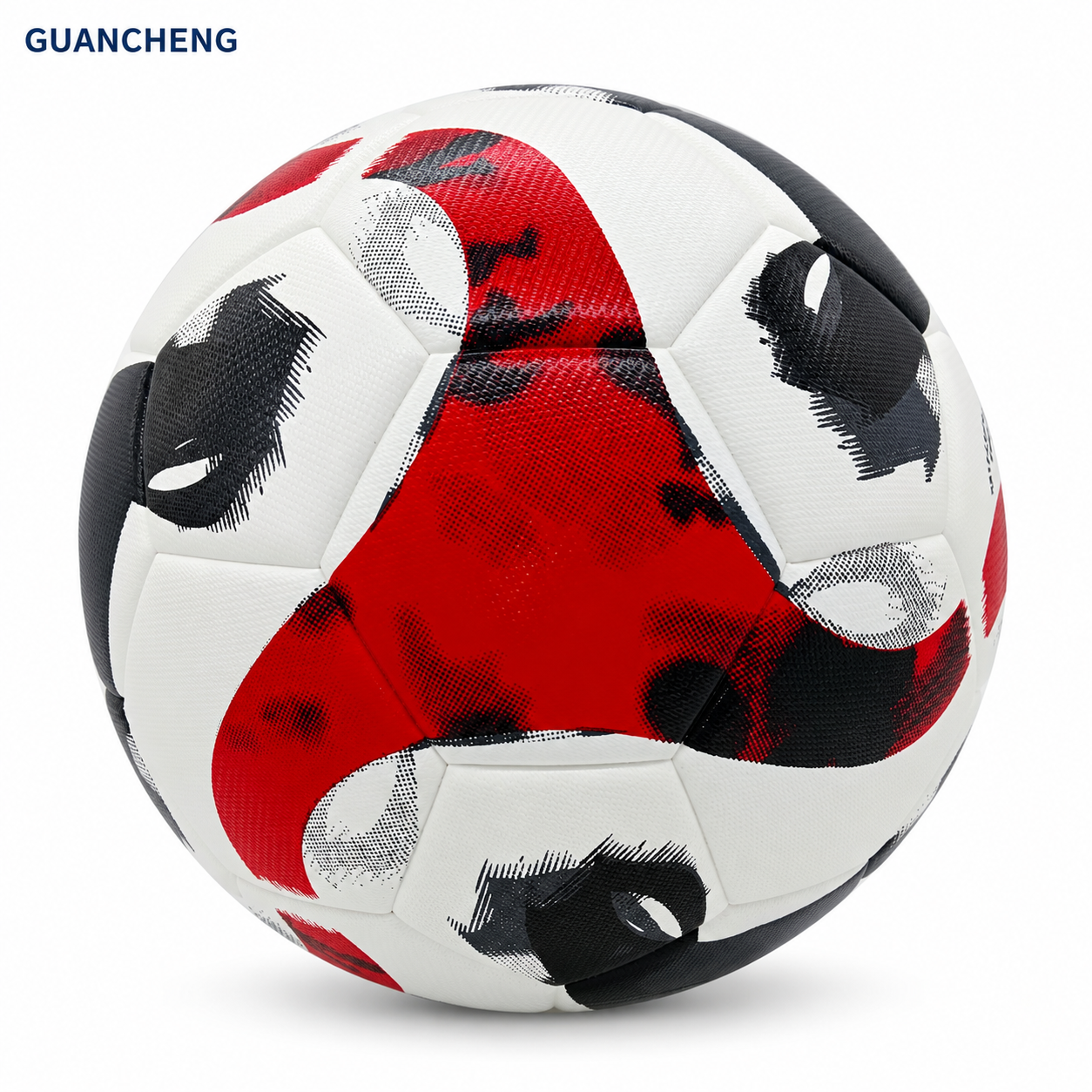 GUANCHENG Thermal Bonded PU Soccer Ball, Rubber Bladder, Durable Football for Indoor Outdoor Training Match - 图片 14