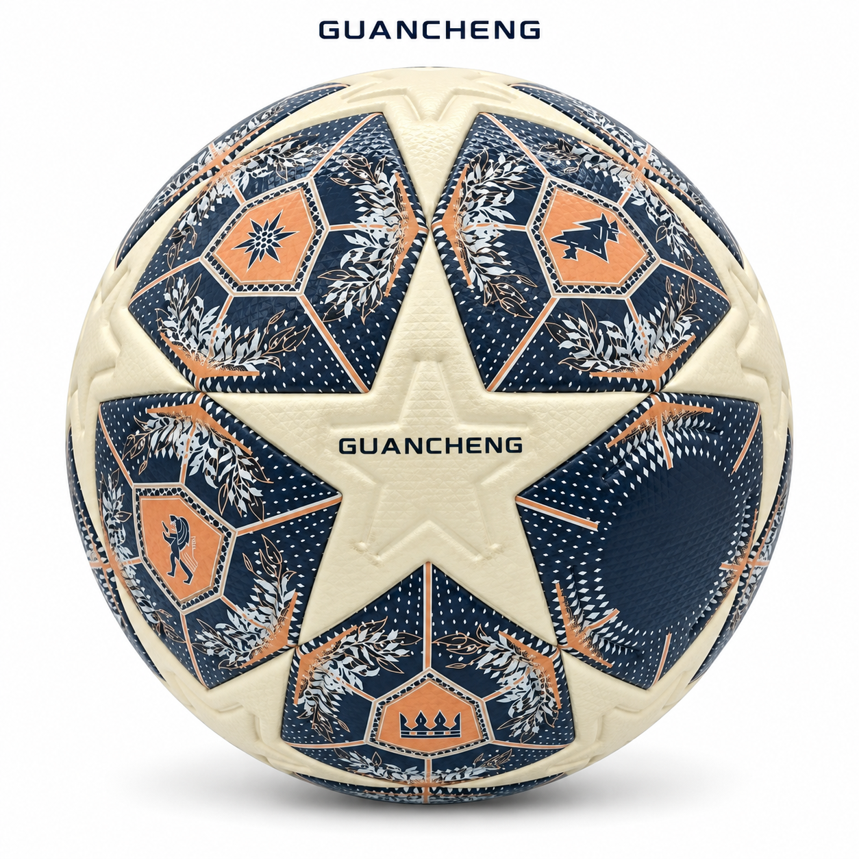 GUANCHENG Thermal Bonded PU Soccer Ball, Rubber Bladder, Durable Football for Indoor Outdoor Training Match - 图片 16