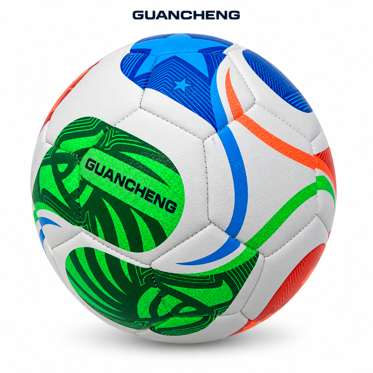 GUANCHENG Thermal Bonded PU Soccer Ball, Rubber Bladder, Durable Football for Indoor Outdoor Training Match - 图片 17