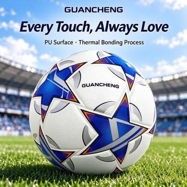 Champions League Style Football, World Cup Thermal Bonded Thickened Soccer Ball, Size 5 for Kids, Adults & Students, Professional Match Football, Customizable - 图片 4